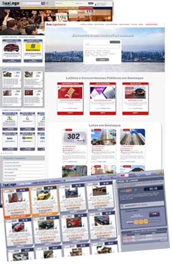 Sistema para leil&otilde;es